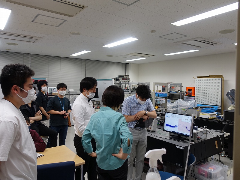 2021/06/18 Visit of Dr. Yanagisawa