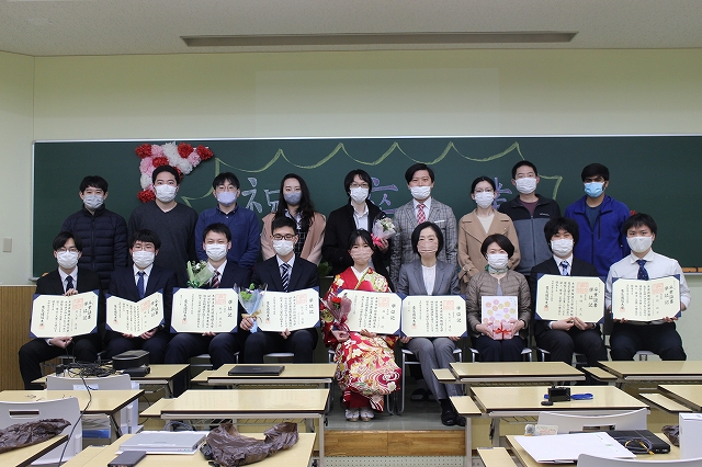 2022/03/24 Graduation Ceremony & Award certificate