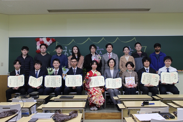 2022/03/24 Graduation Ceremony & Award certificate